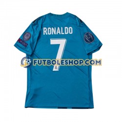 Tercera Equipación del Real Madrid Cristiano Ronaldo 7 Retro 2017 Manga Corta para Hombre
