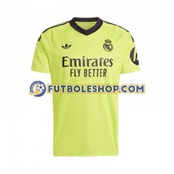 Tercera Equipación del Real Madrid Portero COURTOIS 1 2024-2025 Manga Corta para Hombre