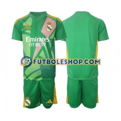 Tercera Equipación del Real Madrid Portero 2024-2025 Manga Corta para Niño (Camiseta y pantalón)