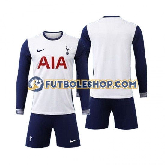 Primera Equipación del Tottenham Spurs 2024-2025 ML para Niño (Camiseta y pantalón) Primera Equipación del Tottenham Spurs 2024-2025 ML para Niño (Camiseta y pantalón)