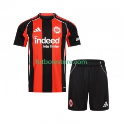 Primera Equipación del Eintracht Frankfurt 2025-2026 Manga Corta para Niño (Camiseta y pantalón)