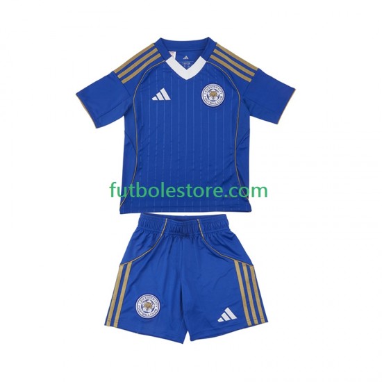Primera Equipación del Leicester City 2025-2026 Manga Corta para Niño (Camiseta y pantalón)