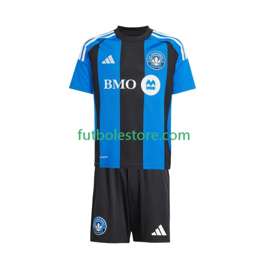 Primera Equipación del CF Montréal 2025 Manga Corta para Niño (Camiseta y pantalón)