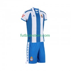 Primera Equipación del RCD Espanyol 2025-2026 Manga Corta para Niño (Camiseta y pantalón)