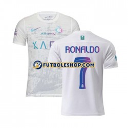 Tercera Equipación del Al-Nassr Ronaldo 7 2023-2024 Manga Corta para Hombre