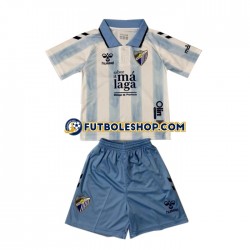 Primera Equipación del Málaga CF 2023-2024 Manga Corta para Niño (Camiseta y pantalón)