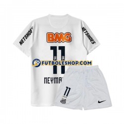Primera Equipación del Santos FC Neymar JR 11 Retro 2012 Manga Corta para Niño (Camiseta y pantalón)