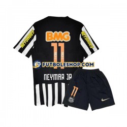 Segunda Equipación del Santos FC Neymar JR 11 Retro 2012 Manga Corta para Niño (Camiseta y pantalón)