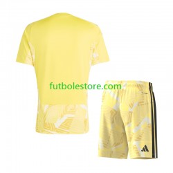 Primera Equipación del Aston Villa Portero 2026-2027 Manga Corta para Niño (Camiseta y pantalón)