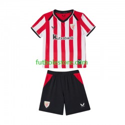 Primera Equipación del Athletic Bilbao 2026-2027 Manga Corta para Niño (Camiseta y pantalón)