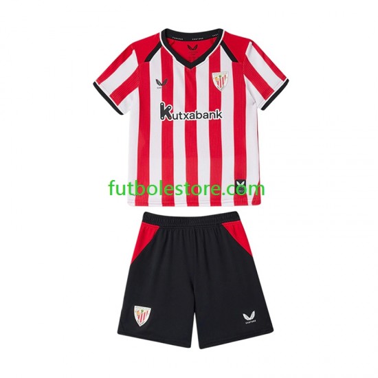 Primera Equipación del Athletic Bilbao 2026-2027 Manga Corta para Niño (Camiseta y pantalón)