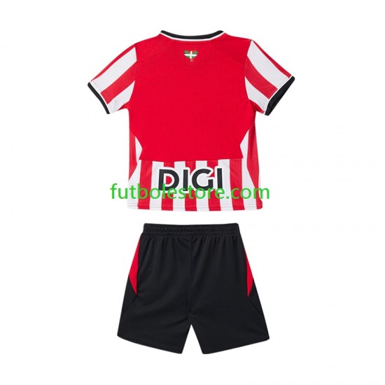 Primera Equipación del Athletic Bilbao 2026-2027 Manga Corta para Niño (Camiseta y pantalón)