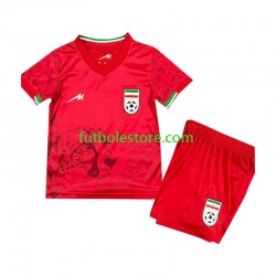Segunda Equipación del Irán 2026 Manga Corta para Niño (Camiseta y pantalón)