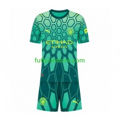 Primera Equipación del Manchester City Portero 2026-2027 Manga Corta para Niño (Camiseta y pantalón)