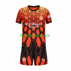 Tercera Equipación del Manchester City Portero 2026-2027 Manga Corta para Niño (Camiseta y pantalón)