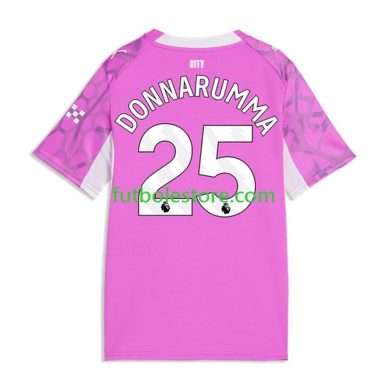 Segunda Equipación del Manchester City Portero Gianluigi Donnarumma 25 2026-2027 Manga Corta para Hombre