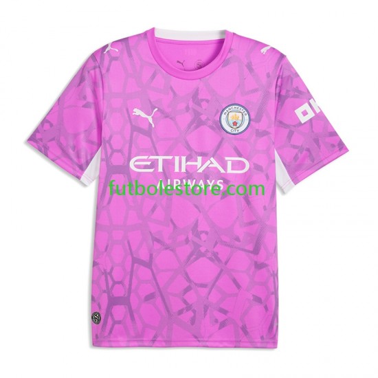 Segunda Equipación del Manchester City Portero Gianluigi Donnarumma 2026-2027 Manga Corta para Niño (Camiseta y pantalón)