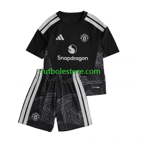 Primera Equipación del Manchester United Portero 2026-2027 Manga Corta para Niño (Camiseta y pantalón)