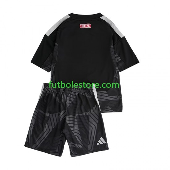 Primera Equipación del Manchester United Portero 2026-2027 Manga Corta para Niño (Camiseta y pantalón)