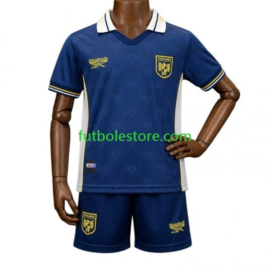 Segunda Equipación del Panamá 2026 Manga Corta para Niño (Camiseta y pantalón)