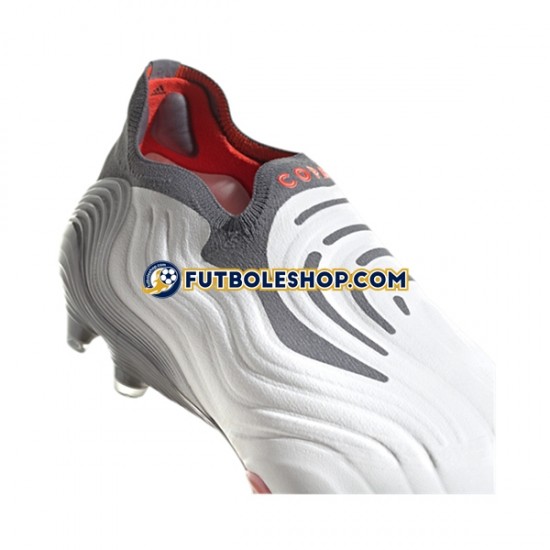 Botas de Fútbol Adidas COPA SENSE FG White Gnist Rojo Gris Blanco