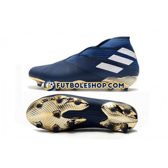 Botas de Fútbol Adidas Nemeziz9 FG Azul Blanco Negro