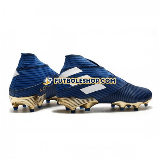 Botas de Fútbol Adidas Nemeziz9 FG Azul Blanco Negro