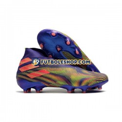 Botas de Fútbol Adidas Nemeziz9 FG Púrpura Rosa Verde