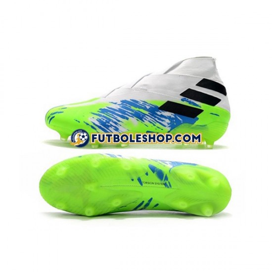 Botas de Fútbol Adidas Nemeziz9 FG Azul Blanco Verde
