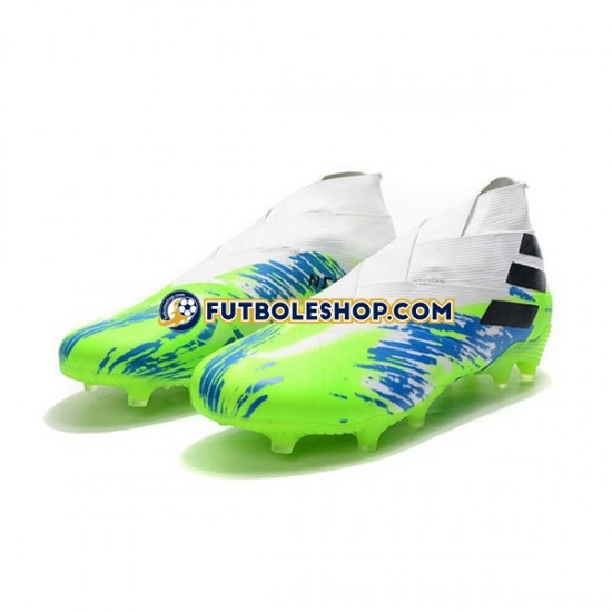 Botas de Fútbol Adidas Nemeziz9 FG Azul Blanco Verde