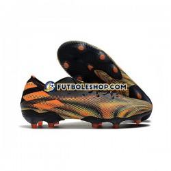 Botas de Fútbol Adidas Nemeziz9.1 FG Dark Motion Naranja Negro