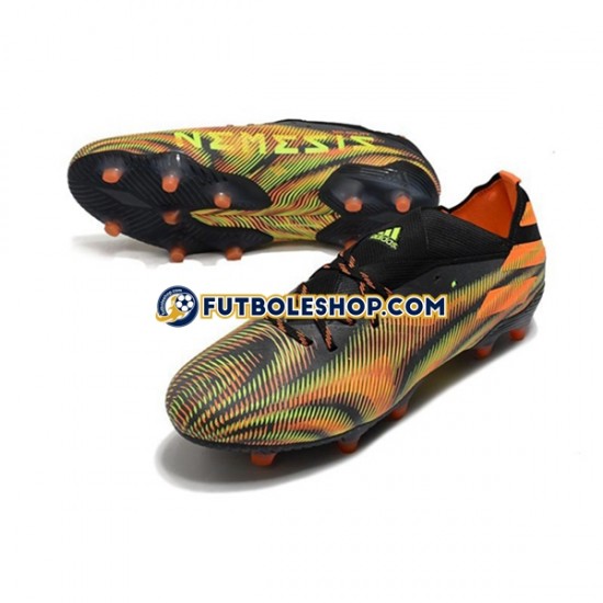 Botas de Fútbol Adidas Nemeziz9.1 FG Rosa Verde Negro