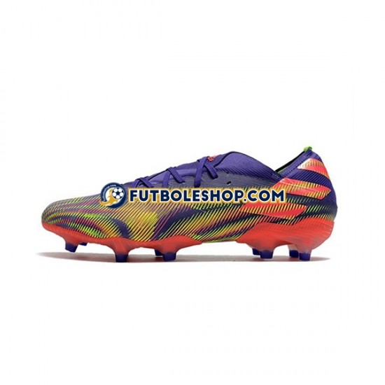 Botas de Fútbol Adidas Nemeziz9.1 FG Precision To Blur Púrpura Rosa Verde