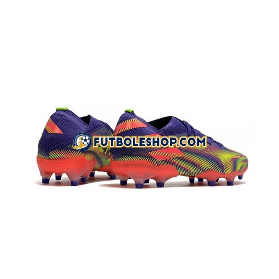 Botas de Fútbol Adidas Nemeziz9.1 FG Precision To Blur Púrpura Rosa Verde