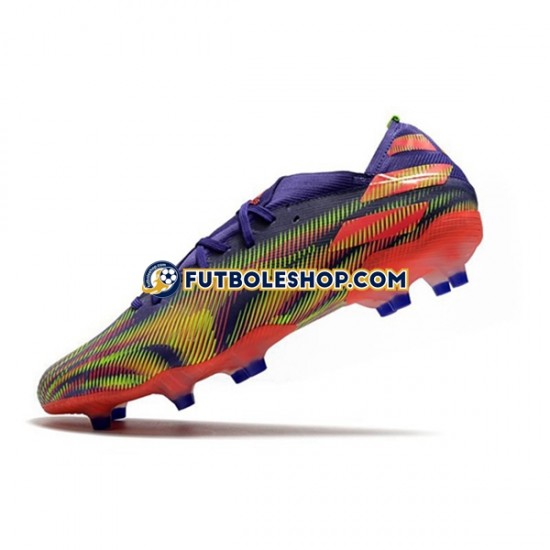 Botas de Fútbol Adidas Nemeziz9.1 FG Precision To Blur Púrpura Rosa Verde