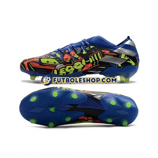 Botas de Fútbol Adidas Nemeziz9.1 FG The Journey Azul Amarillo Blanco