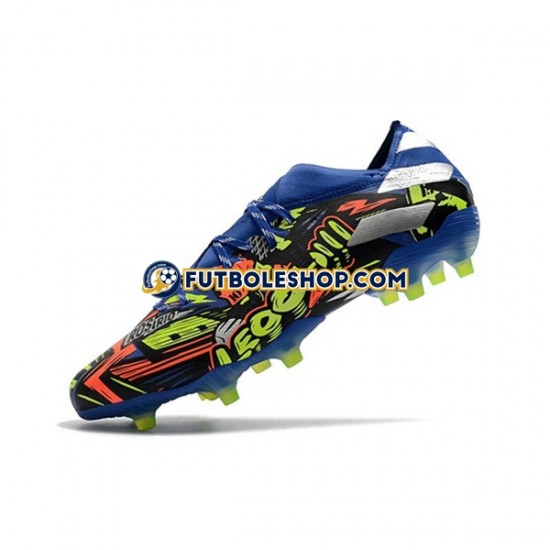 Botas de Fútbol Adidas Nemeziz9.1 FG The Journey Azul Amarillo Blanco