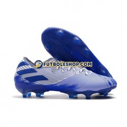 Botas de Fútbol Adidas Nemeziz9.1 FG Azul Blanco
