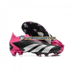 Botas de Fútbol Adidas Predator ACCURACY FG Rosa Blanco Negro