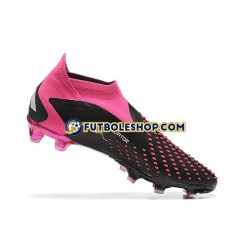 Botas de Fútbol Adidas Predator ACCURACY FG Rosa Blanco Negro