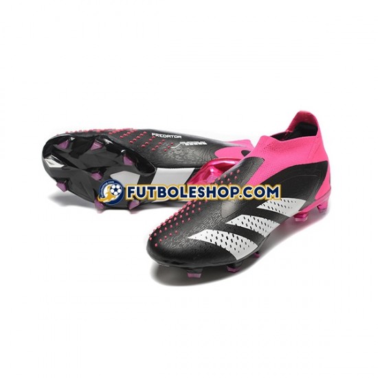 Botas de Fútbol Adidas Predator ACCURACY FG Rosa Blanco Negro