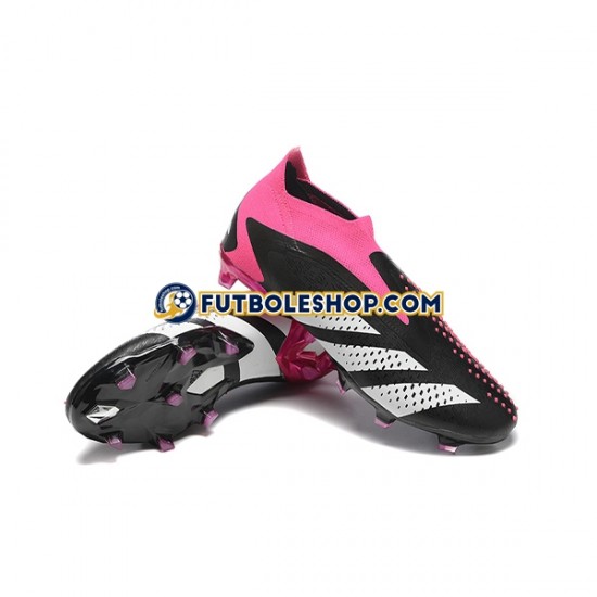 Botas de Fútbol Adidas Predator ACCURACY FG Rosa Blanco Negro
