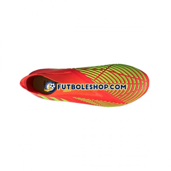 Botas de Fútbol Adidas Predator EDGE AG Game Data Rojo Verde