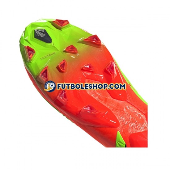 Botas de Fútbol Adidas Predator EDGE AG Game Data Rojo Verde