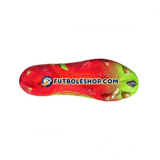Botas de Fútbol Adidas Predator EDGE FG Game Data Rojo Verde