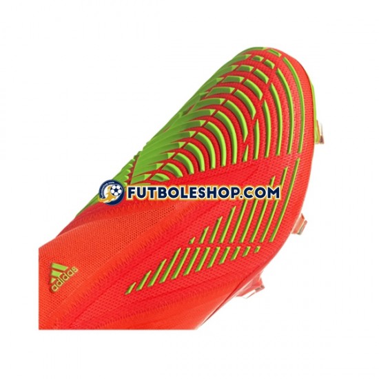 Botas de Fútbol Adidas Predator EDGE FG Game Data Rojo Verde