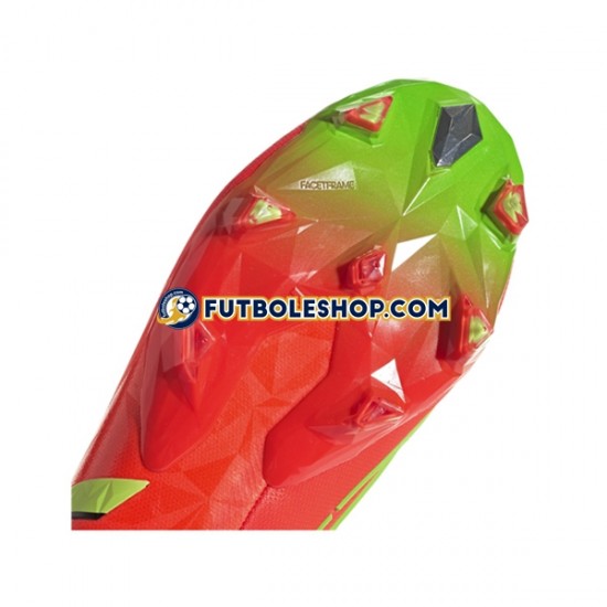 Botas de Fútbol Adidas Predator EDGE.1 FG Game Data Rojo Verde