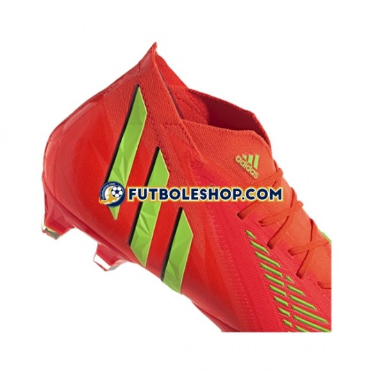 Botas de Fútbol Adidas Predator EDGE.1 FG Game Data Rojo Verde