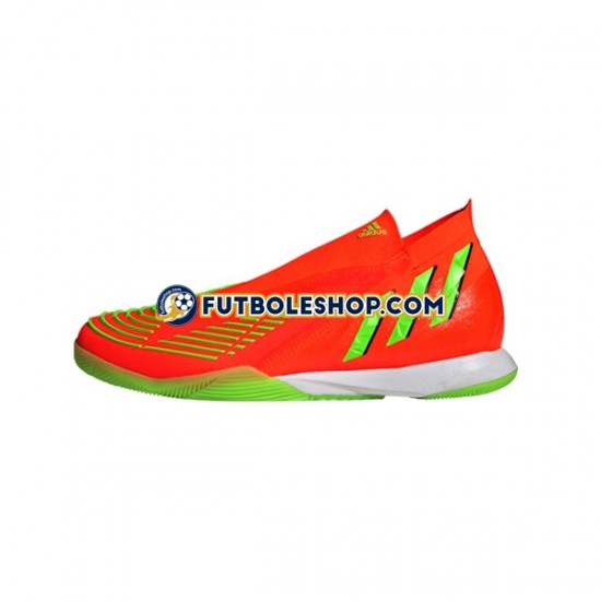Botas de Fútbol Adidas Predator EDGE.1 IN Game Data Rojo Verde
