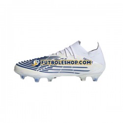 Botas de Fútbol Adidas Predator EDGE.1 L FG Diamond Edge Azul Blanco